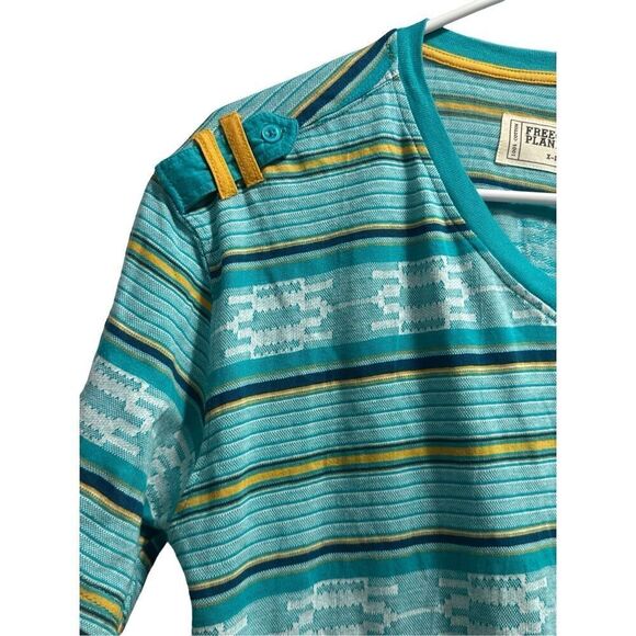 Men’s NWT Free Planet V Neck T-Shirt Sz.XL - Picture 2 of 7